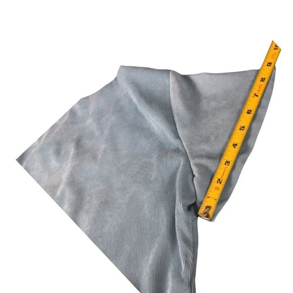 Daisy Street Women's Size 8 Powder Blue Corduroy Tie Waist Button Through Skater - Picture 6 of 9